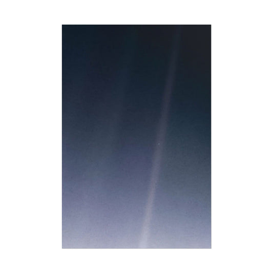 Does It Even Matter | Pale Blue Dot Poster iykyk | Room Decor | Space Poster
